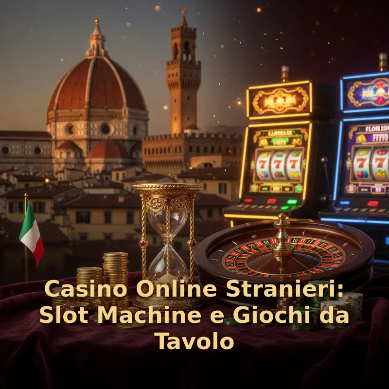 Casino Online Stranieri: Slot Machine e Giochi da Tavolo